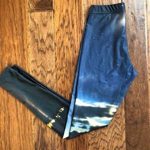 Wild Movements Stehekin Stars Leggings  Size Small